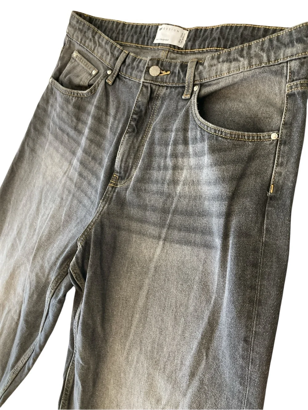 ASOS Wide Leg Jeans 36 x 34 baggy relaxed charcoal gray